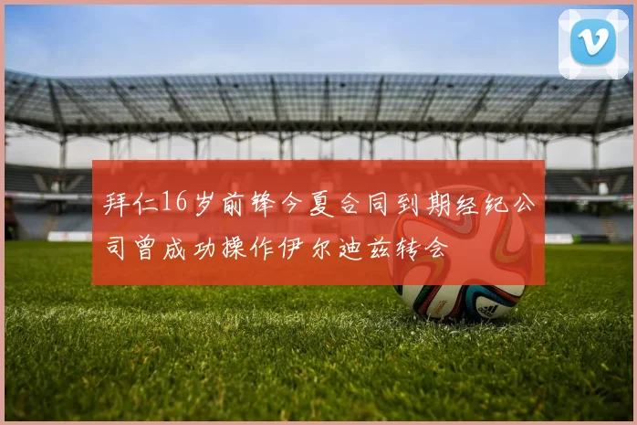 拜仁16岁前锋今夏合同到期经纪公司曾成功操作伊尔迪兹转会